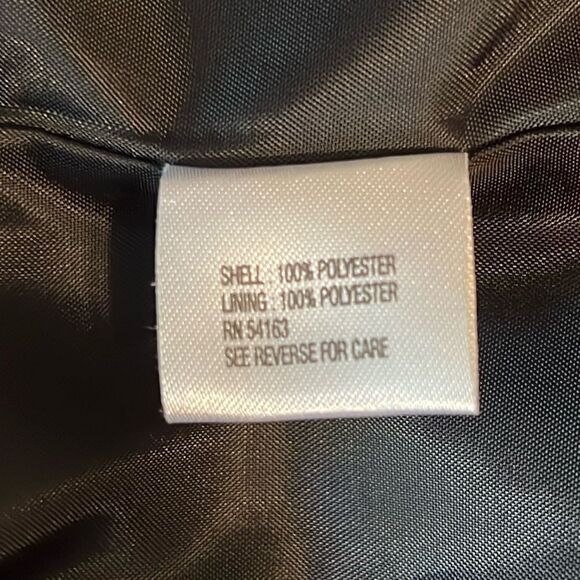 Calvin Klein Black‎ Lined Front Box Pleats Button Closure Blazer Size 8 - Picture 12 of 12